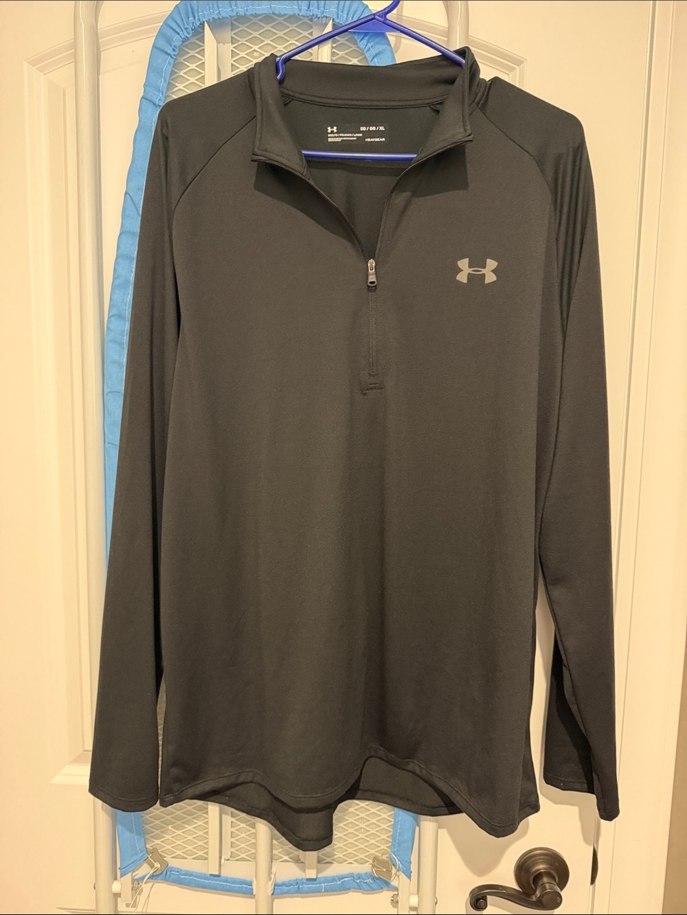 Under Armour Black Long-Sleeve 1/4 Zip Performance Pullover